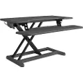 BakkerElkhuizen Bakker Elkhuizen Adjustable Sit-Stand Desk Riser 2 - Stativ - for LCD-skjerm / PC-utstyr - svart - skrivebordsstativ