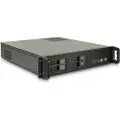 Inter-Tech IPC 2U-2504 - Rackmonterbar - micro ATX - SATA - hot-swap - ingen strømforsyning (ATX) - USB