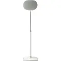 Sanus WSSE3A1-W2 - Stativ - for høyttaler(e) - høydejusterbar - stål, ekstrudert aluminium - hvit - plassering på gulv - for Sonos Era 300