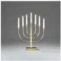 Konstsmide KonstsmideEl-lysestake 7 lys metall 45 cmMessingAdventsstakerFra Homeroom
