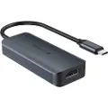 Hyper HD4001GL, USB 3.2 Gen 1 (3.1 Gen 1) Type-C, USB 3.2 Gen 1 (3.1 Gen 1) Type-C, 10000 Mbit/s, 60 hz, 3840 x 2160, Blå, Grå