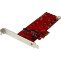 StarTech.com Pex2m2 M.2 Pci-e-utvidelseskort 2 Porter
