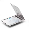 Durable Business Card Holder - Visittkortboks - forkrommet metall - sølv
