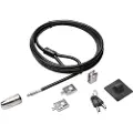 Kensington Desktop and Peripherals Locking Kit 2.0 - Supervisor Keyed - System, sikkerhetssett - 2.44 m