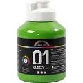 Creativ Company Akrylmaling A-Color 01 - blank, primærgrøn, 500 ml