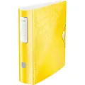 Leitz 180° Active WOW - Hevarmbuefil - bokryggbredde: 82 mm - for A4 (210 x 297 mm) - kapasitet: 500 ark - gul