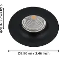 Eglo SALICETO INDBYG. Ø88 450LM 4000K DÆMPB. SORT