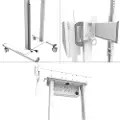 NeoMounts FL55-875WH1 - Vogn - for flatpanel - motordrevet - låsbar - stål - hvit - skjermstørrelse: 55-100 - for Neomounts AV1-875BL