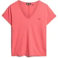 Superdry Studios Slub Embroidered Kort Ermet V-hals T-skjorte