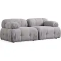 Atelier Del Sofa Hanah Home2-seters sofa MuffinGrå2-seters sofaerFra Homeroom