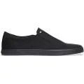 Tommy Hilfiger for man. FM0FM00597 Logo embossed lace-up trainers black (42), Flat, None, Casual