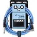 Hugo Boss 10ft Angled/Straight Instrument Cable - Blue