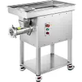 Vevor kjøttkvern, elektriske kjøttkverner med kapasitet på 22 lbs/min med blad, kvernplate, pølsemaskin, kommersiell kjøttkvern i rustfritt stål for kjøkken, restaurant, slakterbutikk