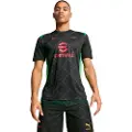 Puma AC MILAN x OFF-WHITEâ¢ Pre-match Jersey Men, Clothing, Black/Red, XXL