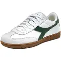 Diadora for man. 501181246 Trainer Leather Sneakers white (43), Flat, Laces, Casual