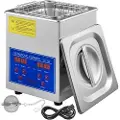 Vevor 2L ultralydrensemaskin rustfritt stål ultralydrensemaskin digital varmeovn timer smykkerens for kommersiell personlig hjemmebruk (2L)