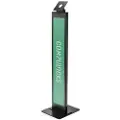 Compulocks Group Compulocks BrandMe - Stativ - for nettbrettkapsling - merkevaremulighet - metall - svart - skjermstørrelse: inntil 24 - plassering på gulv - med Lighting Kit