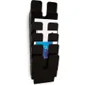 Durable FLEXIPLUS - Litteraturholder - veggmonterbar - 6 rom - for A4 - svart
