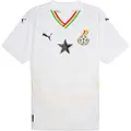 Puma Ghana 2025 Home Jersey Men, Clothing, White/Pelé Yellow, XL