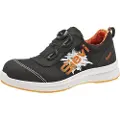 Sievi Racer Roller S3, Unisex, Safety shoes, Svart, Oransje, Hvit, EUE, Polyuretan (PU), PU lær, Tekstil