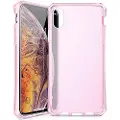 Itskins Spectrum Clear - Baksidedeksel for mobiltelefon - termoplast-polyuretan (TPU), Impacthane - Lys lyserød - 6.5 - for Apple iPhone XS Max