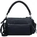 Desigual for woman. 25SAXPBJ Handbag with pockets black (OSFA), Casual, Polyurethane