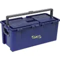 Raaco Compact 50, Verktøy boks, Polypropylen, Blå, 50 kg, Hengsel, 621 mm