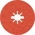 Bosch Accessories 2608621808 Fiberplade Diameter 125 mm Borings-diameter 22.23 mm 5 stk