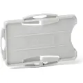 Durable ECO - Kortholder - for 54 x 87 mm - klips, taljerep - grå