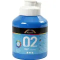 Creativ Company Akrylmaling A-Color 02 - mat, primærblå, 500 ml