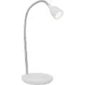 Brilliant Anthony - Skrivebordslampe - LED - 2.4 W - klasse F - varmt hvitt lys - 3000 K - hvit, jern