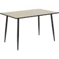 AC Design NORDFORMSpisebord Isabelle, bordplate i lys eikmelaminHvitSpisebordFra Homeroom