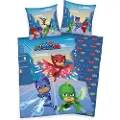 MCU Pyjamasheltene (PJ Masks) Sengetøj - 100 procent bomuld