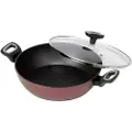 Jata TF924, 2,4 l, Rød, Aluminium, Keramisk, Gass, Halogen, Induksjon, Forseglet Plate, Sort, Rustfritt stål