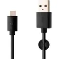 FIXED USB-A <-> USB-C - 2m - Svart