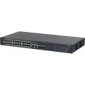 Dahua Cs4228-24gt-240 Poe 24 Ports Gigabit + 2 Uplink Gigabit Rj45 + 2sfp Gigabit 240w Cloud Managed Layer2 Switch
