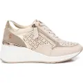 Xti for woman. 14363202-BEIGE Trainers 143632 beige (41), 5 to 8 cm, Zip, Casual