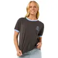 Rip Curl San Carlos Ringer T-skjorte svart