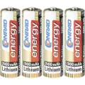 Conrad FR6, AA, Litium, 1,5 V, 4 stk, 2900 mAh, -20 - 60 °C
