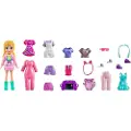 Mattel Polly Pocket Doll + klessortiment HRD60