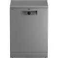 Beko b300 BDFN26430S, Frittstående, Full størrelse (60 cm), Sølv, Knapper, LED, 1,3 m