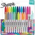 Sharpie Permanent Markers | Fine Point Colouring Pens | Assorted Colours | 24 Marker Pens