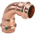 Viega Profipress bøjning 28mm 90Gr. af kobber, SC-Contur Press muffe/muffe