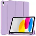 Tech-Protect iPad 2022/2025 Tech-Protect SmartCase Pen Tri-Fold Folio-deksel - Violet