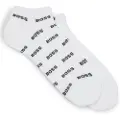 Hugo Boss for man. 50511423 Pack 2 pairs of white Allover Socks (43-46), Homewear, Cotton
