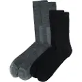 Lundhags Merino Trekking Sock Combo Mid, tursokker, unisex, grå/svart