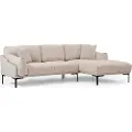 Atelier Del Sofa Hanah HomeHjørnesofa Leo RightHvitSofaerFra Homeroom