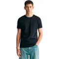 Gant Contrast Logo Kortarmet T-skjorte