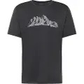 Jack Wolfskin Peak Graphic Kortarmet T-skjorte