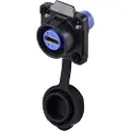 TRU COMPONENTS USB type C-indbygningstilslutning, 4-huls-flange TC-12770468 TRU COMPONENTS Indhold: 1 stk